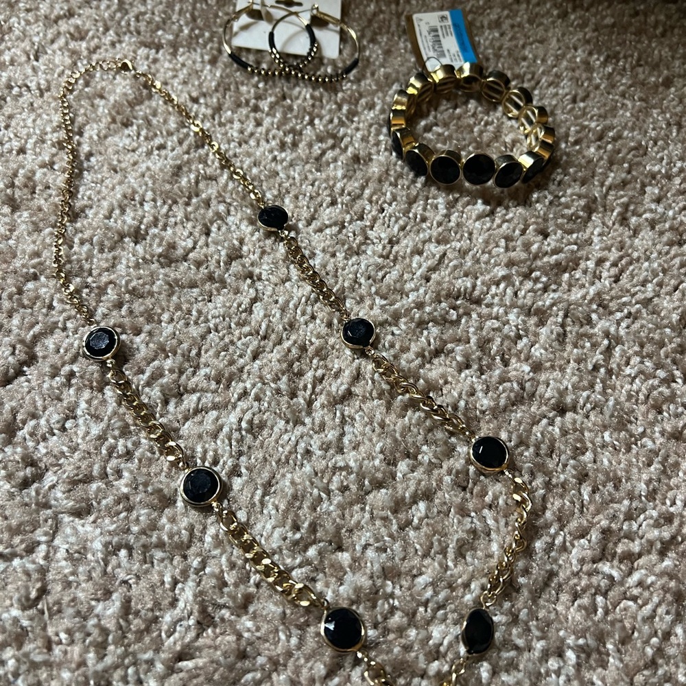Elegant Gold and Black Set